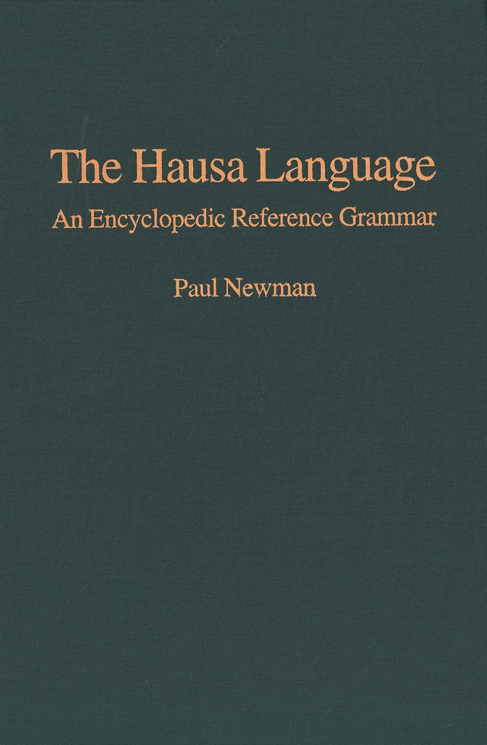 The Hausa Language: An Encyclopedic Reference Grammar,Used