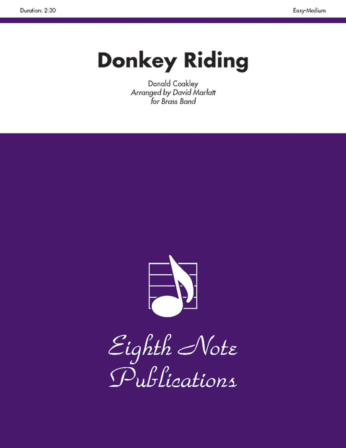 Donkey Riding: Conductor Score & Parts (Eighth Note Publications),Used
