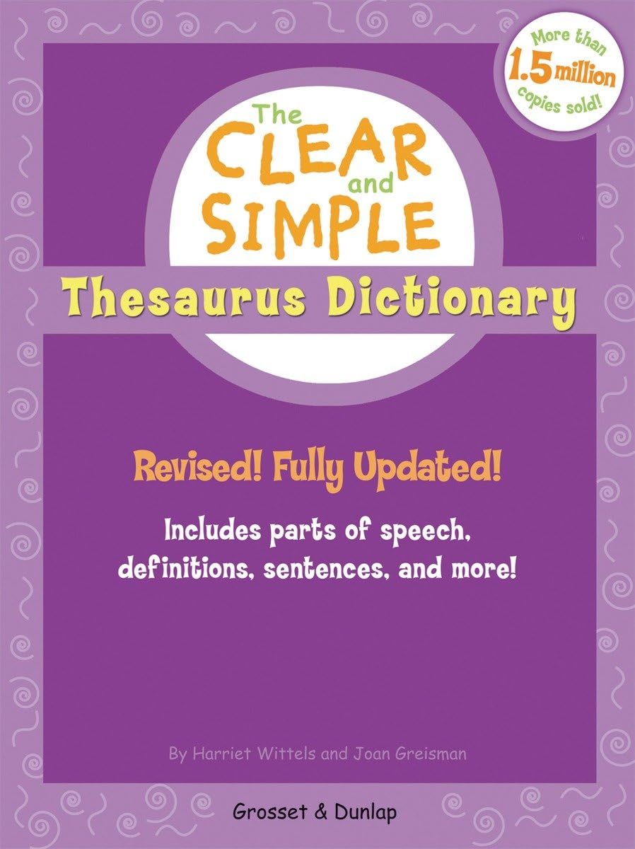 The Clear and Simple Thesaurus Dictionary: Revised! Fully Updated!,Used