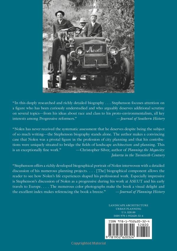 John Nolen, Landscape Architect and City Planner,Used