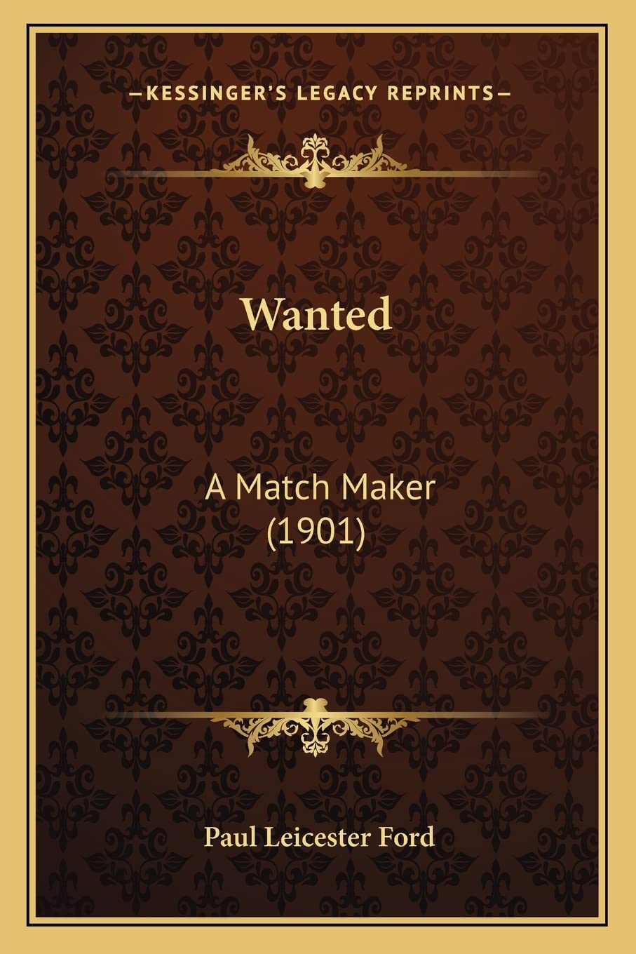 Wanted: A Match Maker (1901),Used