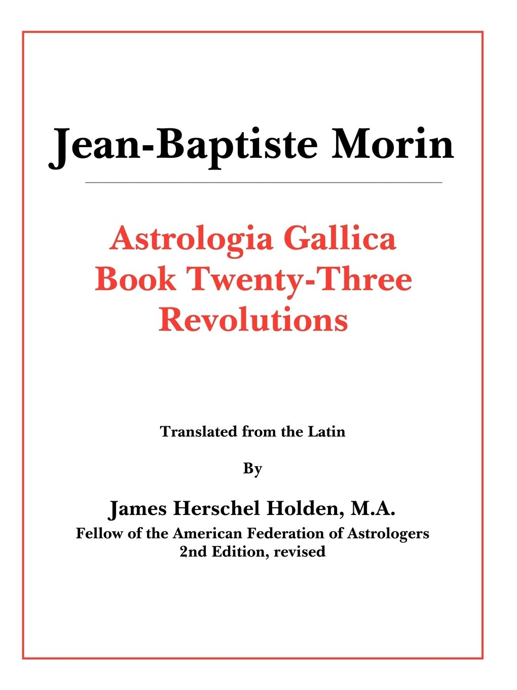 Astrologia Gallica Book 23,Used