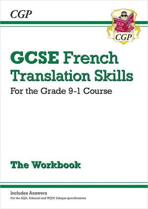 New Grade 91 GCSE French Translation Skills Workbook (includes Answers) (CGP GCSE French 91 Revision),Used