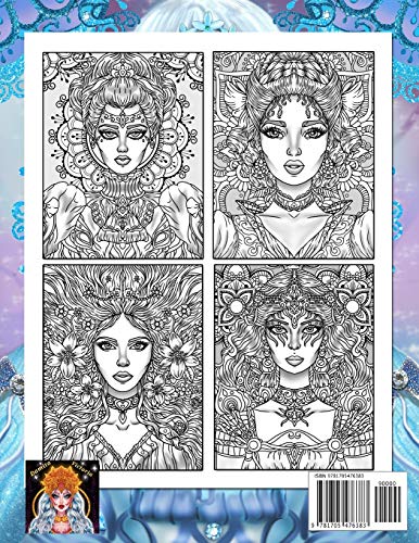 Beautiful Women Coloring Book for Adult: Fantasy Coloring Books for Adults Relaxation Featuring Beautiful Women Coloring Book fo,Used