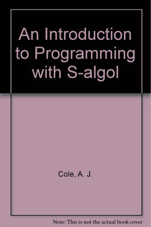 An Introduction to Programming with Salgol,Used
