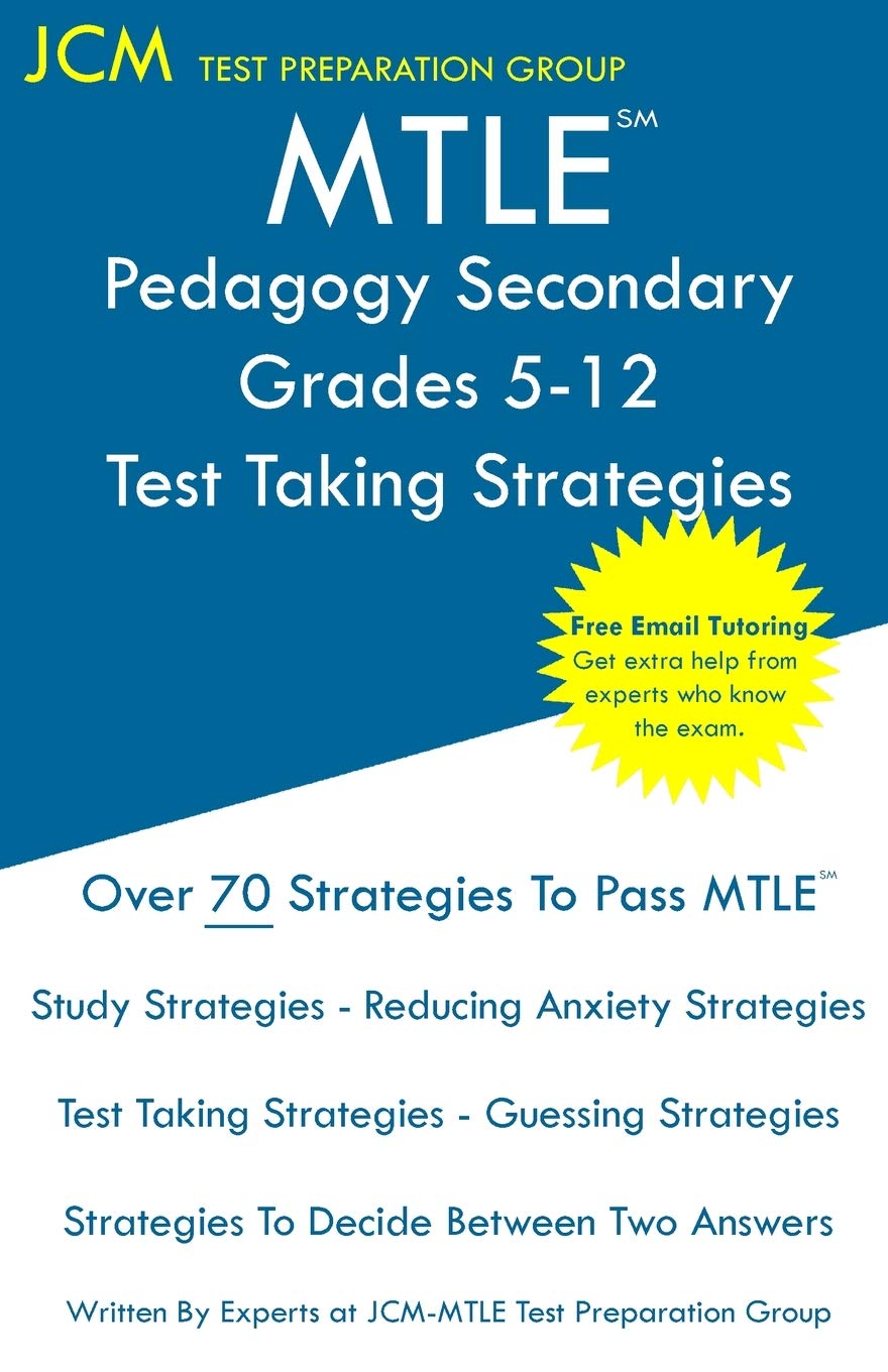 MTLE Pedagogy Secondary Grades 512  Test Taking Strategies,Used