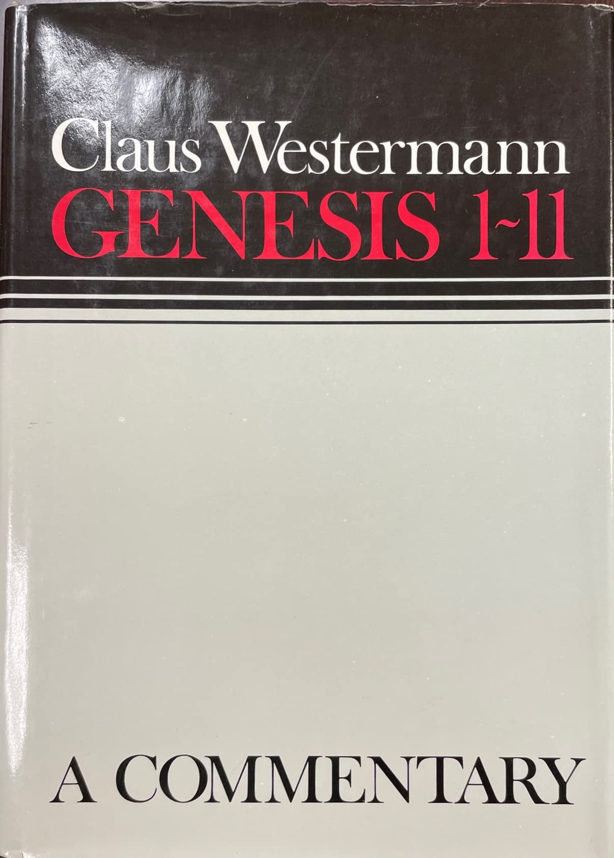 Genesis 111: A Commentary (English And German Edition)