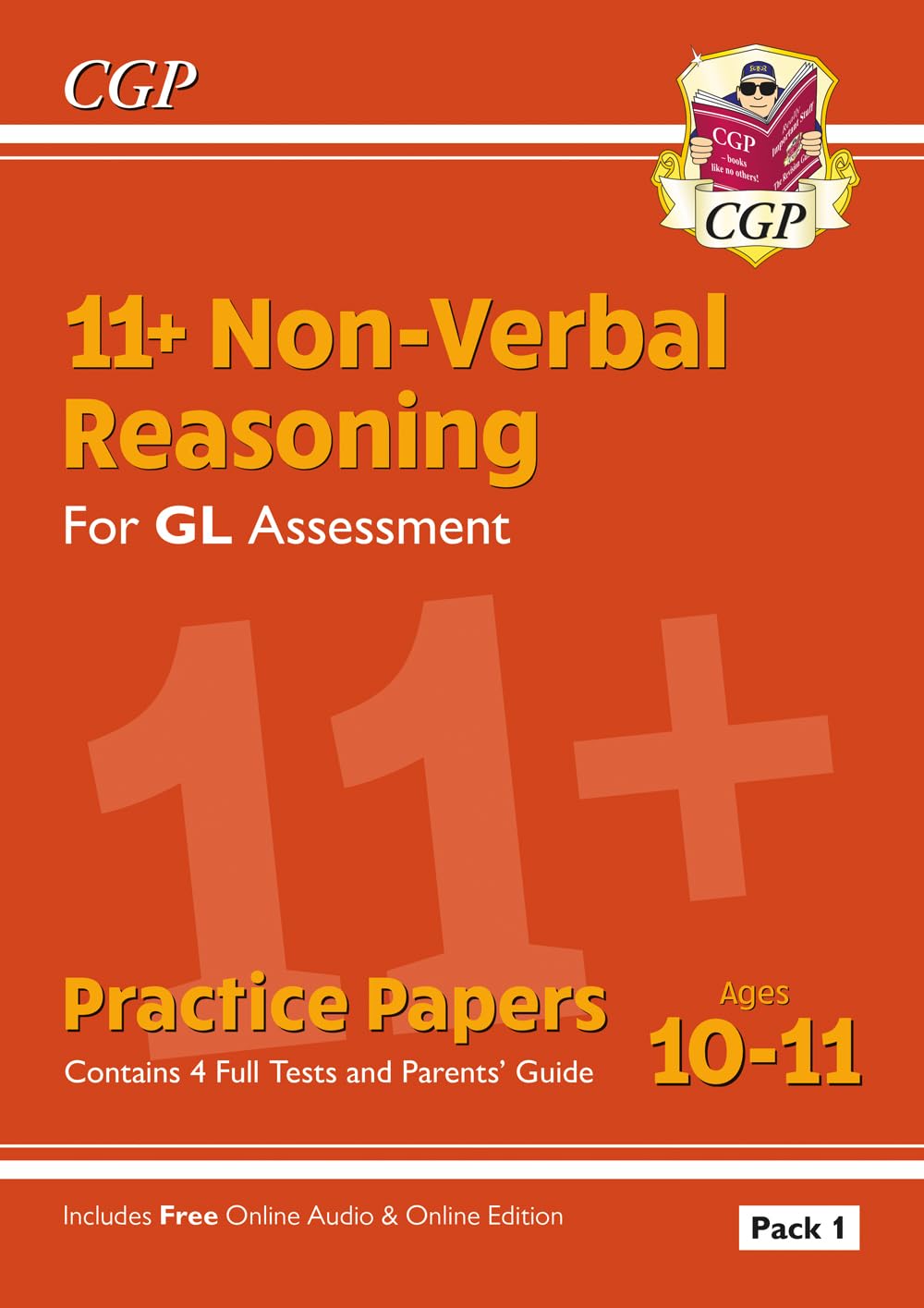 New 11+ GL NonVerbal Reasoning Practice Papers: Ages 1011 Pack 1 (inc Parents' Guide & Online Ed) (CGP 11+ GL),Used