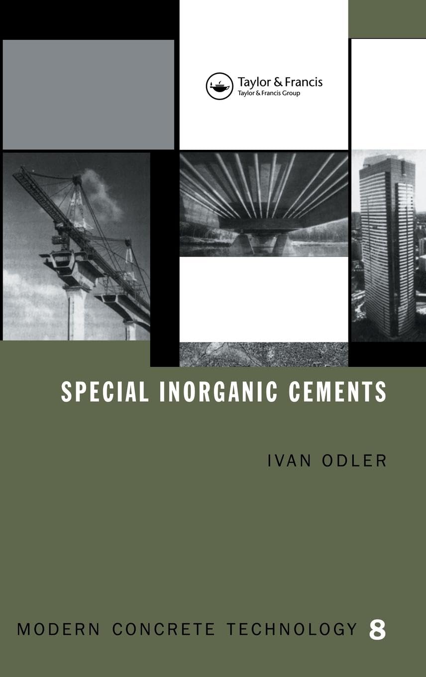 Special Inorganic Cements (Modern Concrete Technology)