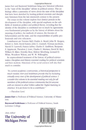 Discipline and History: Political Science in the United States,Used