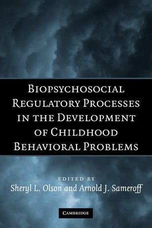 Biopsychosocial Regulatory Processes in the Development of Childhood Behavioral Problems,Used