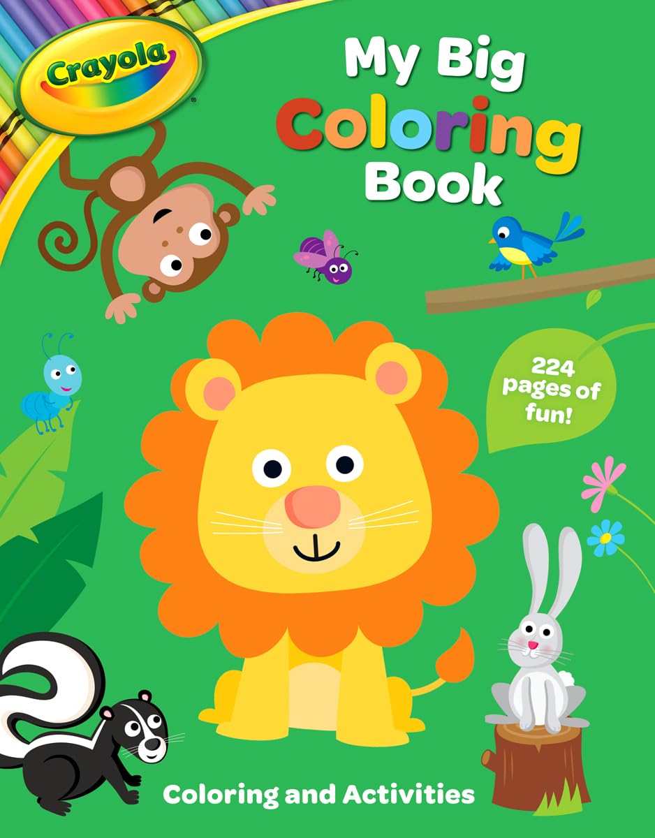 Crayola: My Big Coloring Book (A Crayola My Big Coloring Activity Book for Kids) (Crayola/BuzzPop),New