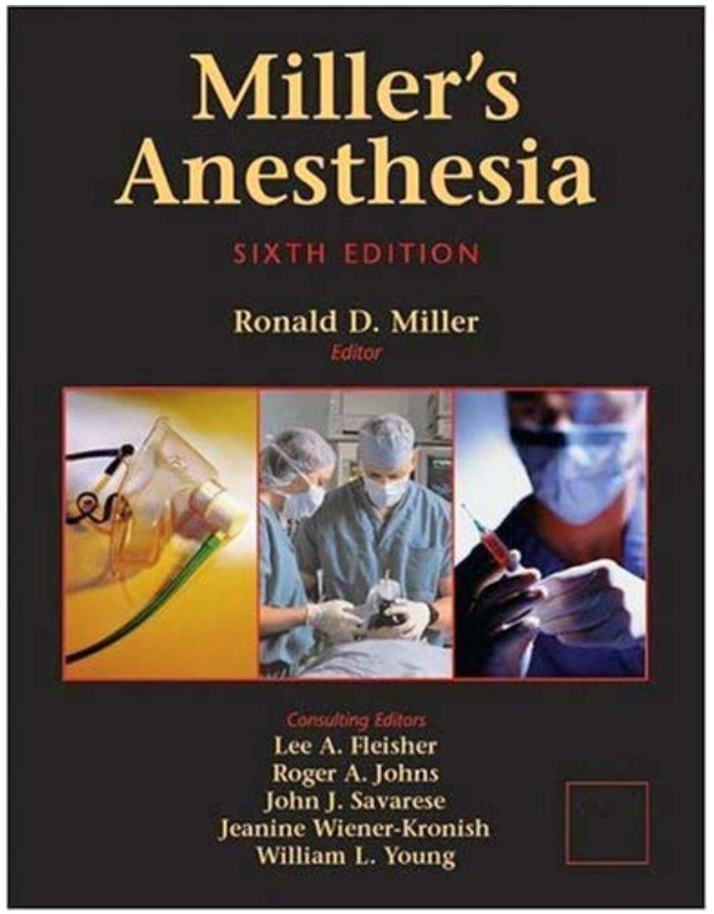 Miller's Anesthesia edition: Text with Continually Updated Online Reference, 2Volume Set,Used