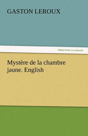 Mystre de la chambre jaune. English,Used