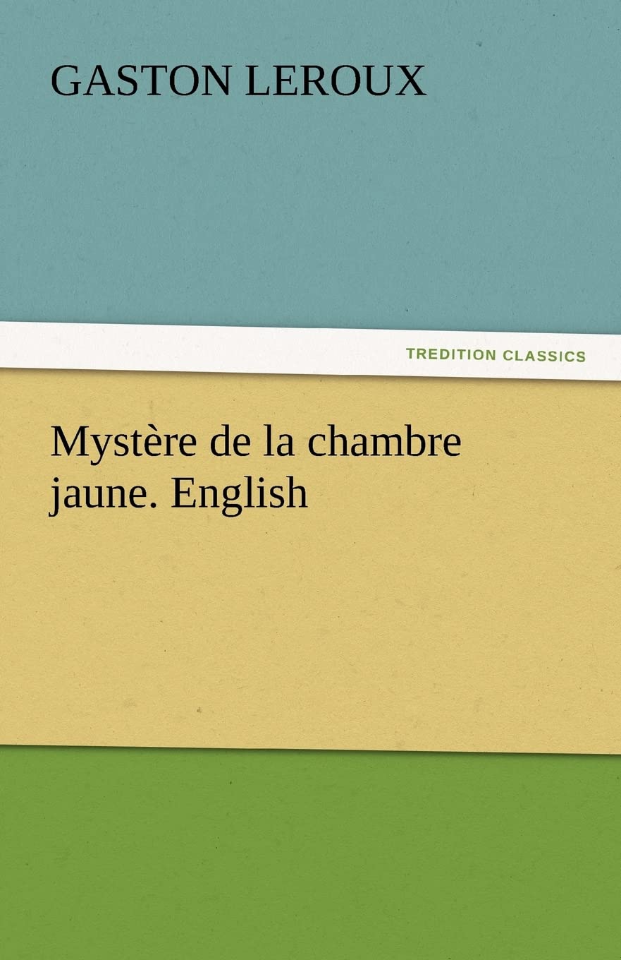 Mystre de la chambre jaune. English,Used
