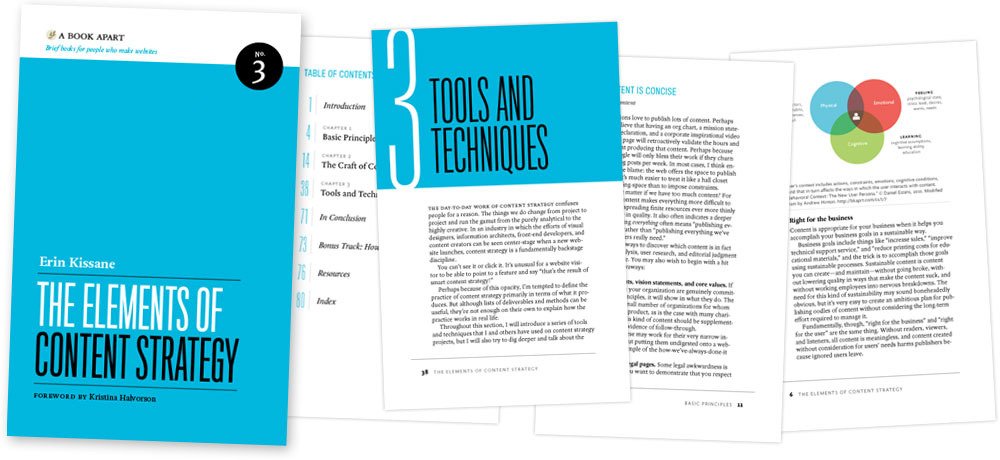 The Elements of Content Strategy (Brief Books for People Who Make Websites, No. 3),Used