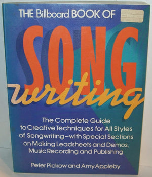 Billboard Book of Songwriting (Billboard Books),Used