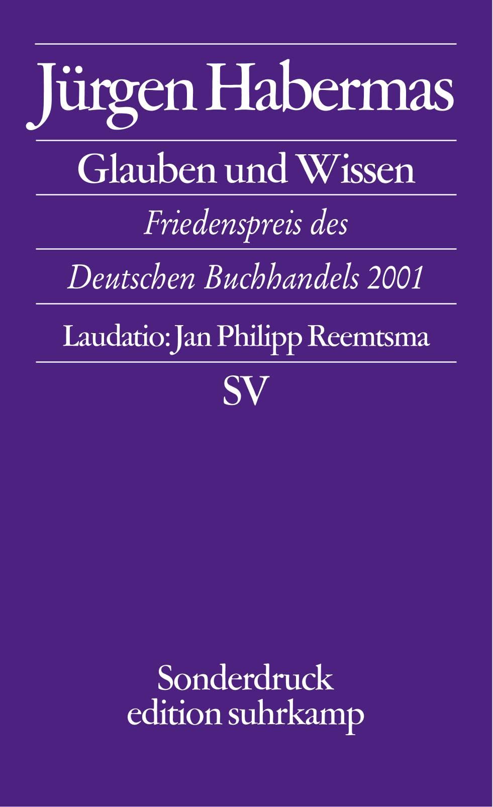 Glauben und Wissen.,Used