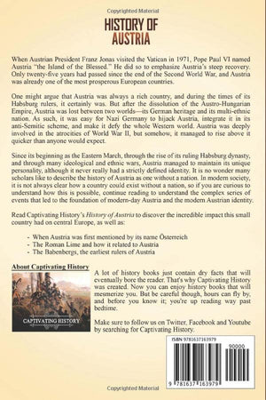 History of Austria: A Captivating Guide to Austrian History (European Countries),Used