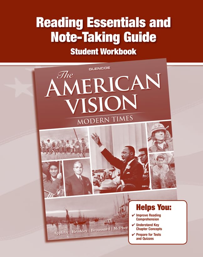 The American Vision: Modern Times, Reading Essentials And Notetaking Guide (United States History (Hs))