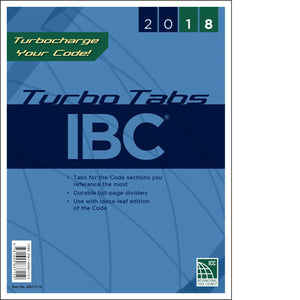 2018 International Building Code Turbo Tabs, Soft Cover Version,Used