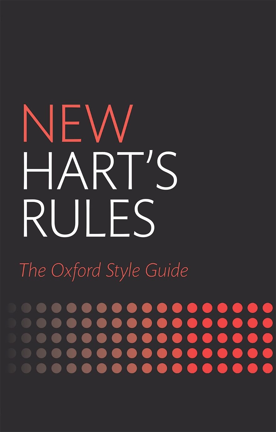 New Hart's Rules: The Oxford Style Guide,Used