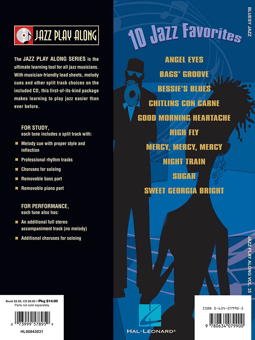 Bluesy Jazz: Jazz Play Along Volume 35