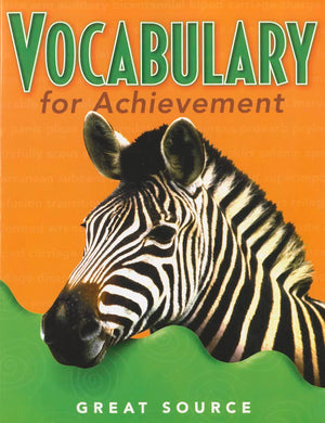 Student Edition Grade 5 2000 (Great Source Vocabulary for Achievement),New