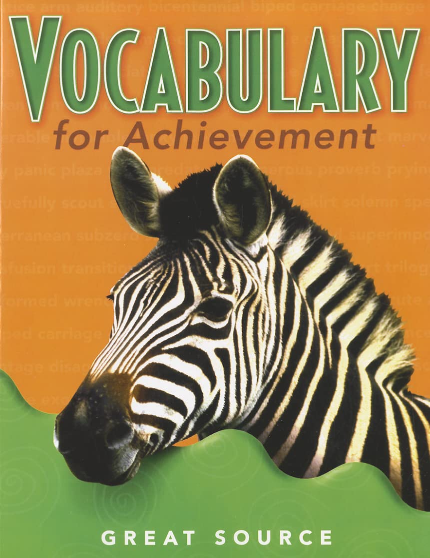Student Edition Grade 5 2000 (Great Source Vocabulary for Achievement),New