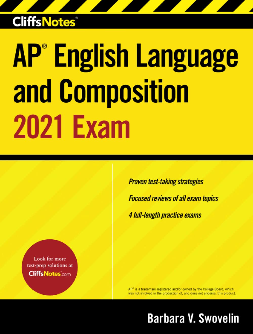 CliffsNotes AP English Language and Composition: 2021 Exam,Used