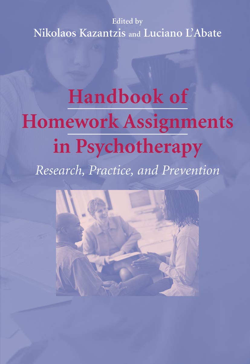 Handbook of Homework Assignments in Psychotherapy: Research, Practice, and Prevention,Used
