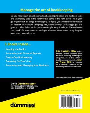 Bookkeeping AllinOne For Dummies (For Dummies (Business & Personal Finance)),Used
