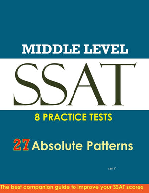 SSAT Absolute Patterns: 8 Practice Tests for Middle & Upper Level,Used