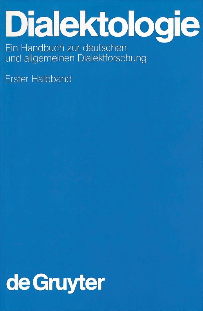 Dialektologie. 1. Halbband (Handbcher zur Sprach und Kommunikationswissenschaft / Handbooks of Linguistics and Communication Sc,Used