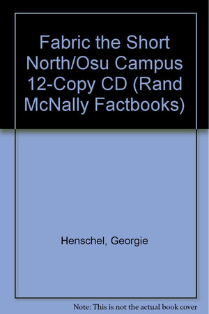 Rand Mcnally Fabric Short North/osu, Ohio,Used