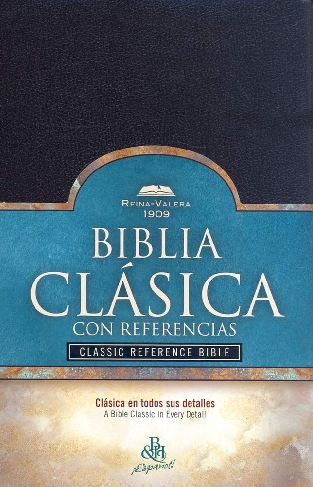 Reina Valera 1909 Biblia Clsica con Referencia, negro imitacin piel  ReinaValera 1909 Classic Reference Bible, Black, Imita,Used