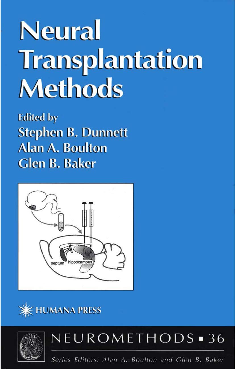 Neural Transplantation Methods (Neuromethods, 36),Used