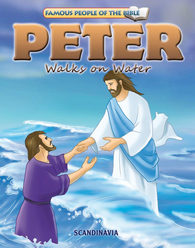 Peter Walks on WaterBible Stories for Children  Bible Story Books  Bible Stories  (Famous People of the Bible  Board Book,Used