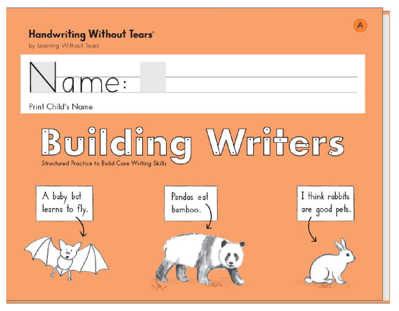 Learning Without Tears Building Writers Student Edition, Age 5, Kindergarten, Handwriting Without Tears, Narrative, Information,