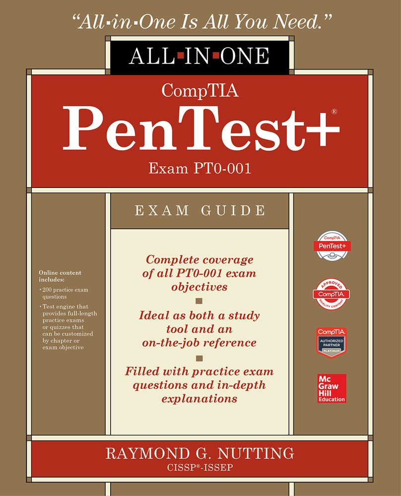 Comptia Pentest+ Certification Allinone Exam Guide (Exam Pt0001)