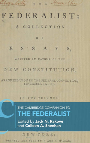 The Cambridge Companion to The Federalist (Cambridge Companions to Philosophy),Used