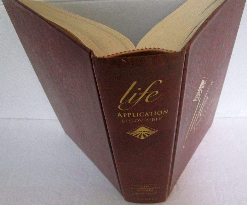 NIV Life Application Study Bible, Second Edition, Large Print (Red Letter, Hardcover),New