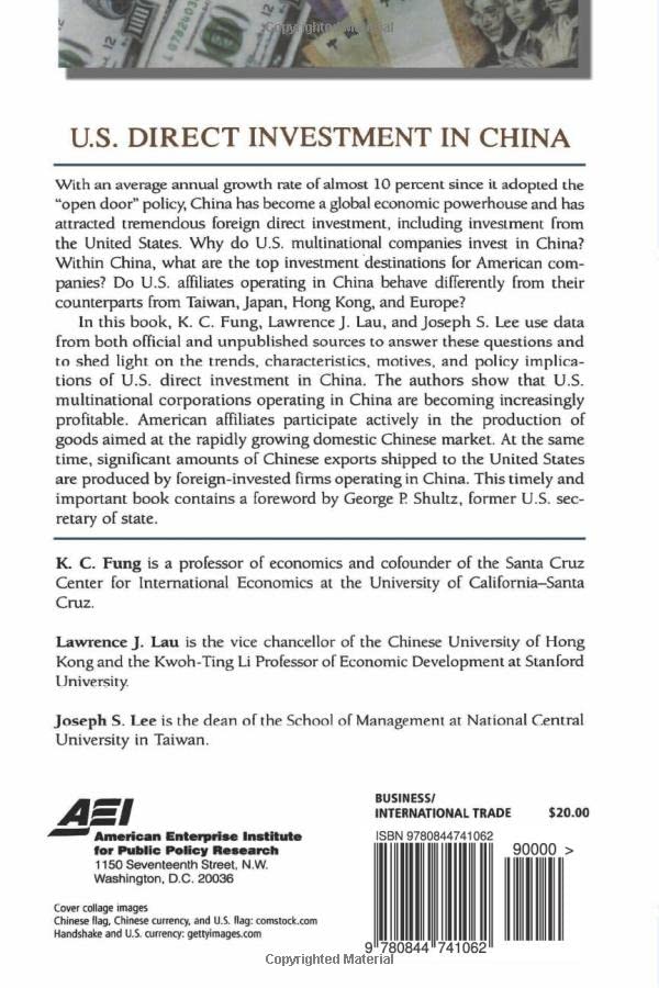 U.S. Direct Investment in China,Used