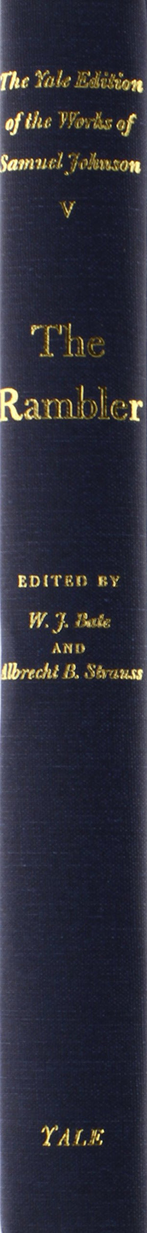 The Works of Samuel Johnson, Vols 35: The Rambler (The Yale Edition of the Works of Samuel Johnson),Used