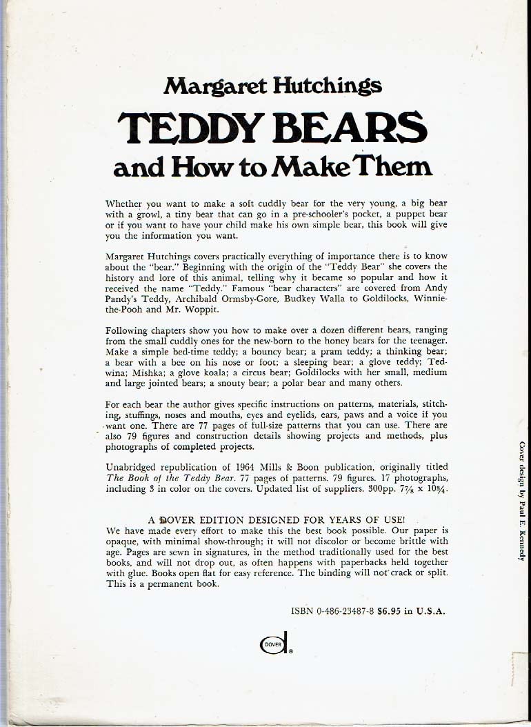 Teddy Bears And How To Make Them,Used