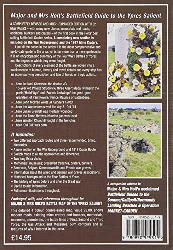 Maj and Mrs. Holt's Battlefield Guide Ypres Salient  Passchendaele,Used