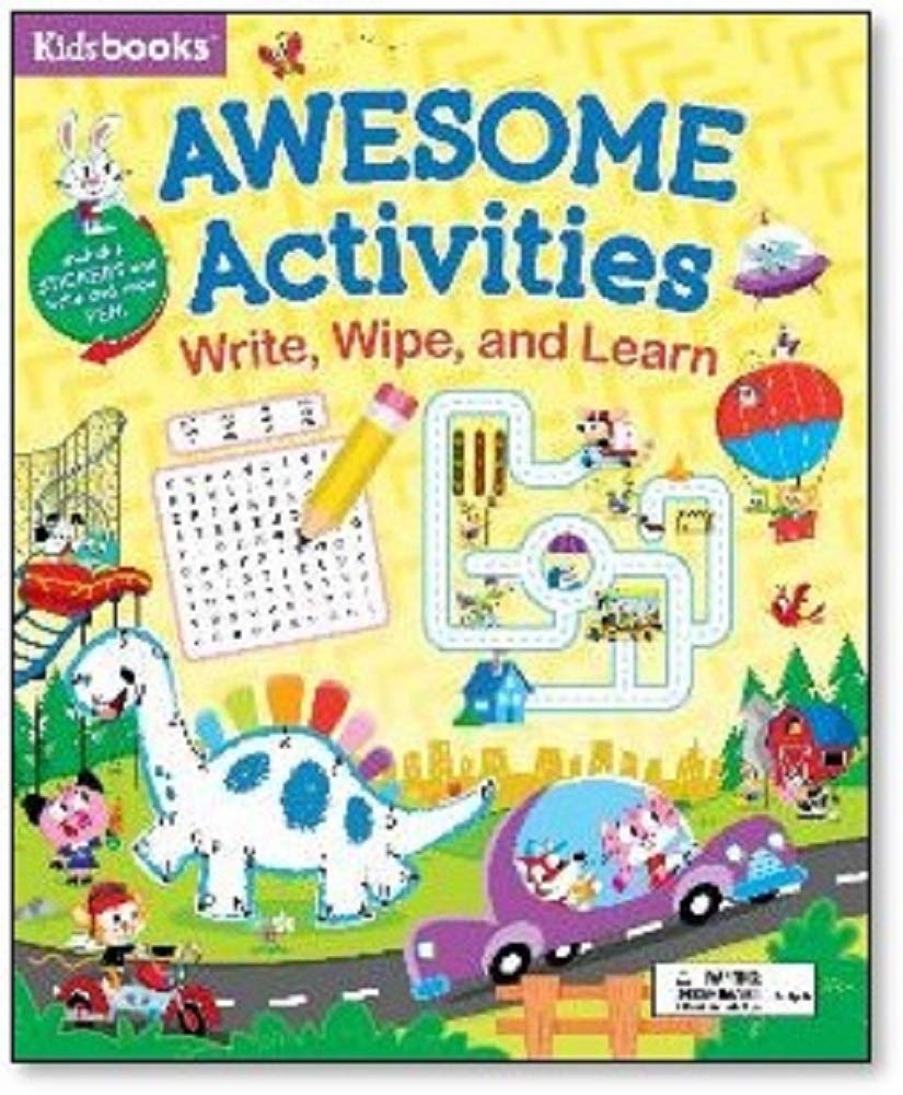 Awesome Activities: Write, Wipe, and LearnHours of BrainTeasing, BoredomBusting, Interactive Fun! (Write, Write, and Learn),Used