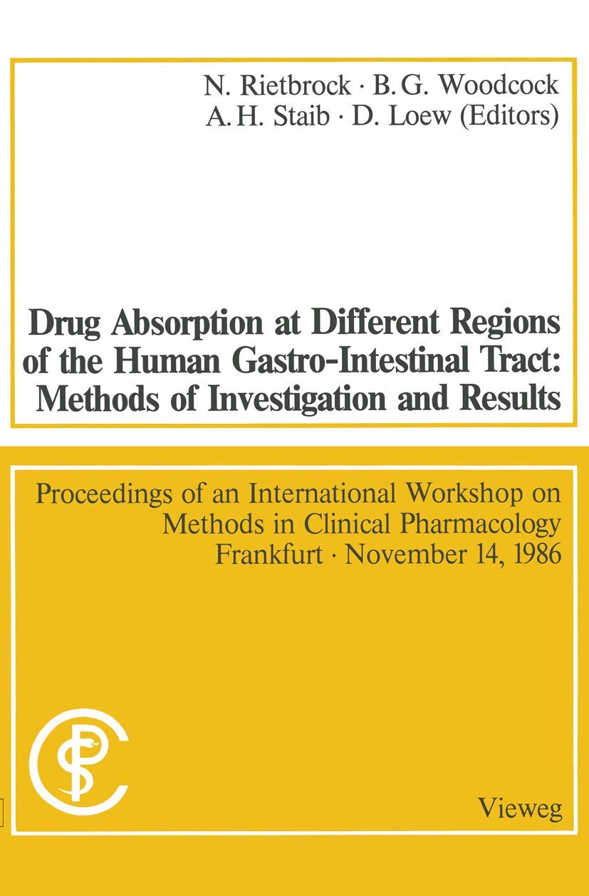Drug Absorption at Different Regions of the Human GastroIntestinal Tract: Methods of Investigation and Results / Arzneimittelab,Used