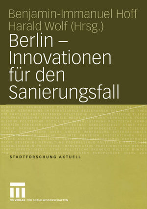 Berlin  Innovationen fr den Sanierungsfall (Stadtforschung aktuell, 103) (German Edition),Used