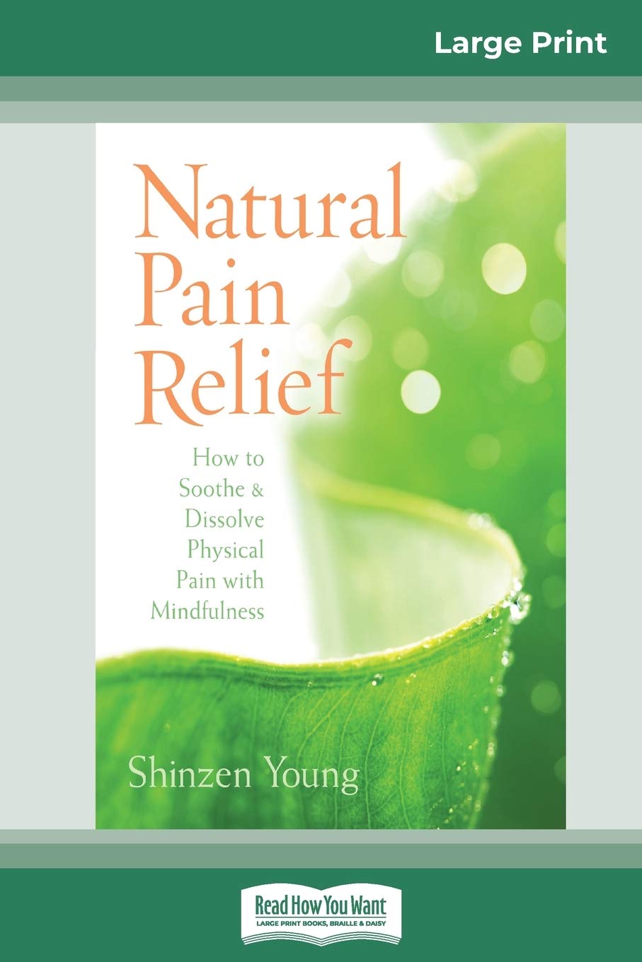 Natural Pain Relief: How to Soothe and Dissolve Physical Pain with Mindfulness (16pt Large Print Edition),Used